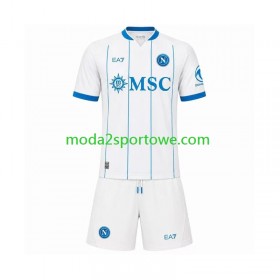 Koszulka SSC NAPOLI Dziecięcy Wyjazdowe Stroje Piłkarskie 2026/27 Krótki Rękaw